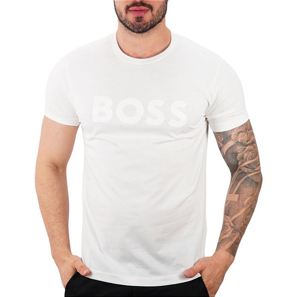 Camiseta Boss Big Off White