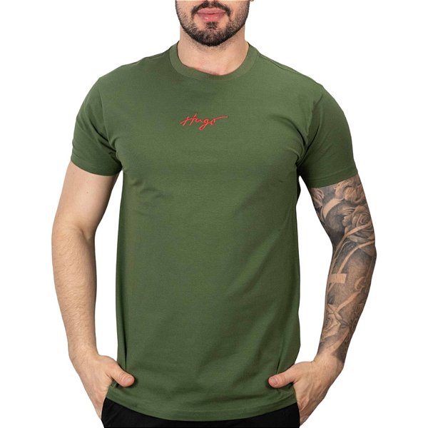 Camiseta Boss Embroidery Verde