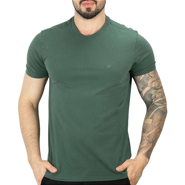 Camiseta Ellus Cotton Classic Verde