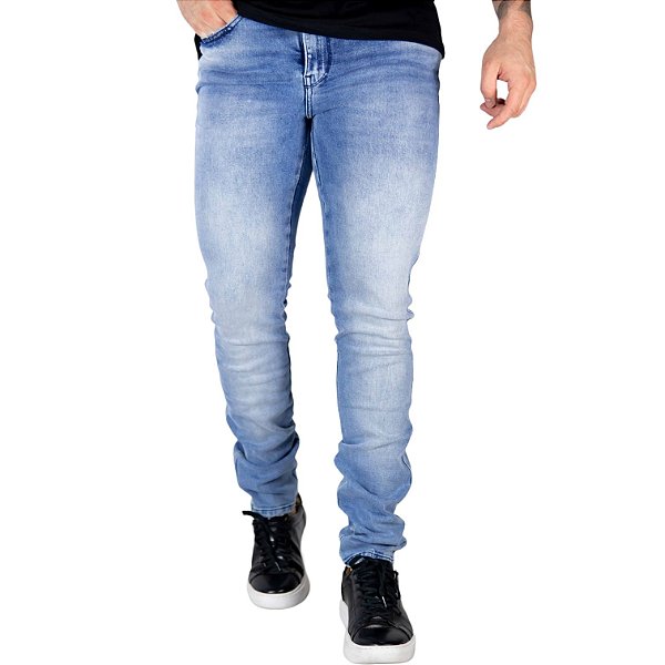 Calça Jeans Anbass Skinny Replay Azul Claro