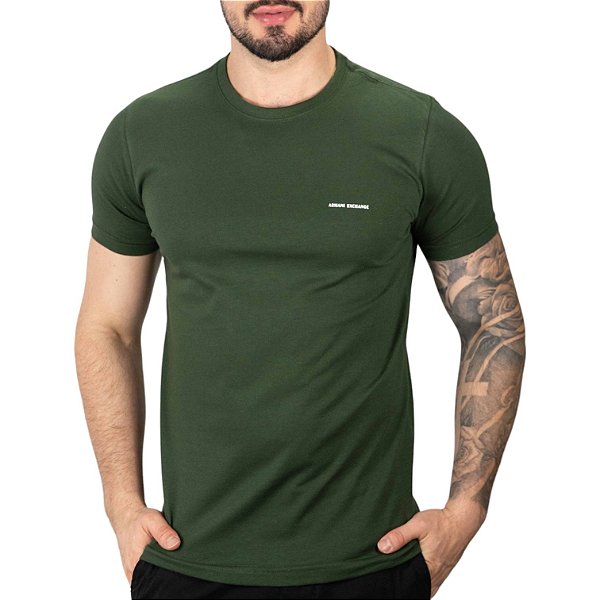 Camiseta AX Verde Militar