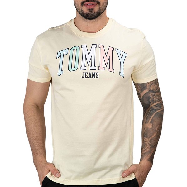 Camiseta Tommy Jeans Colors Amarela