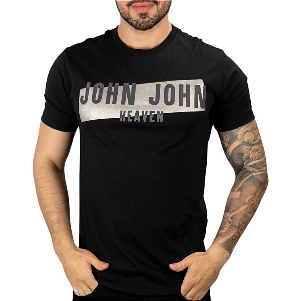 Camiseta John John Heaven Preta