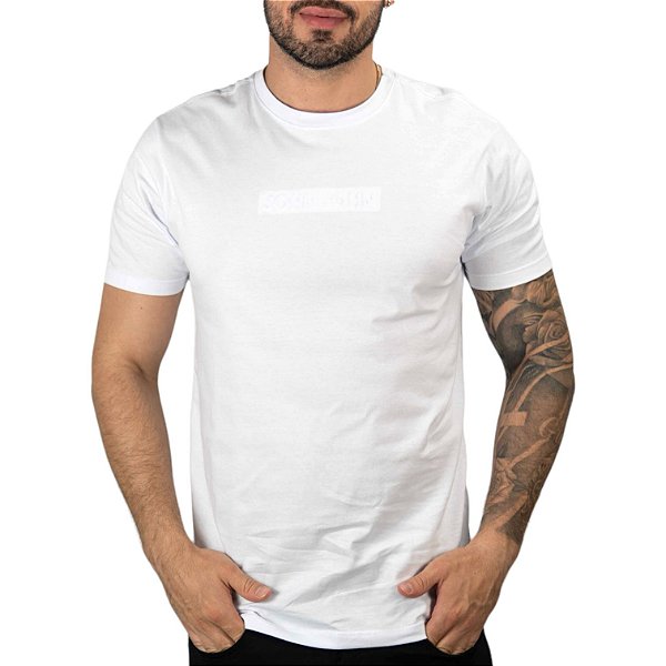 Camiseta John John Logo Branca - Faz a Boa!