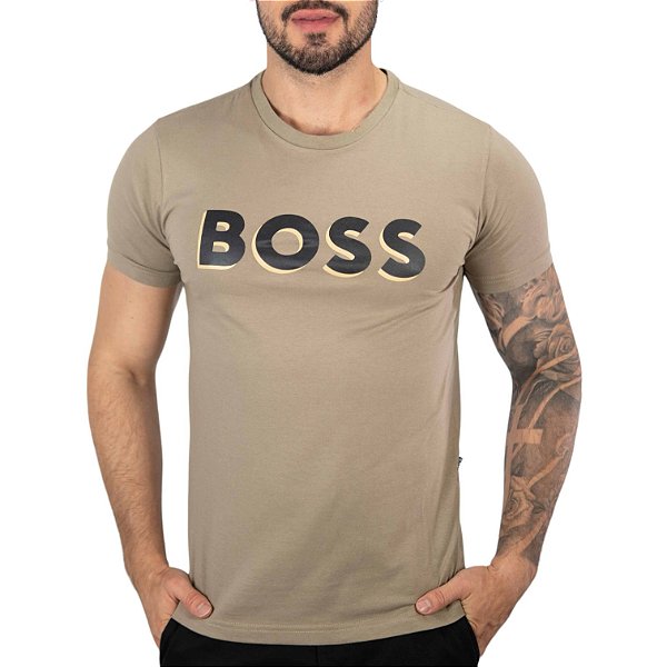 Camiseta Boss Shadow Cáqui