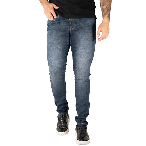 Calça Jeans Replay Skinny Azul Mescla - Outlet360 | Moda Masculina
