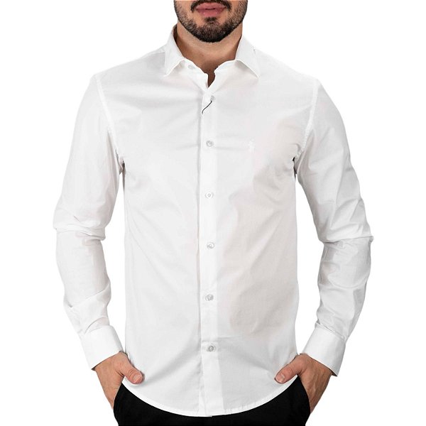 Camisa Polo Polo Ralph Lauren Custom Fit Branca - Compre Agora