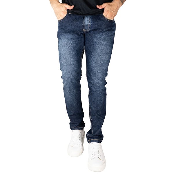 Calça Jeans Calvin Klein Slim Azul Dark - Outlet360 | Moda Masculina
