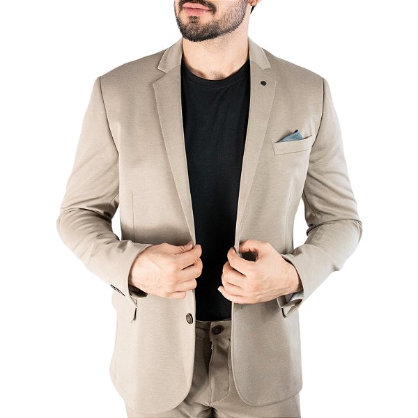 Blazer Guilherme Soul Slim Fit Bege