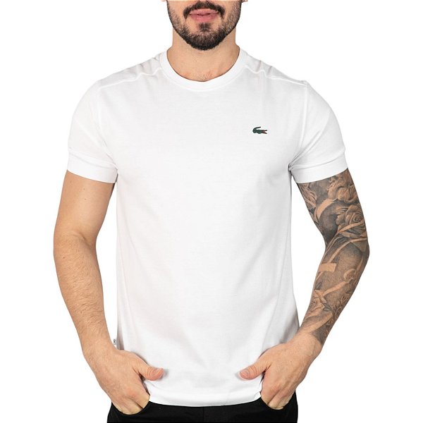 Camiseta Lacoste Sport Dry Fit Branca