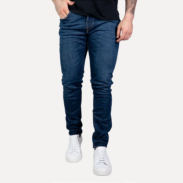 Calça Jeans Diesel D-Strukt Azul Dark