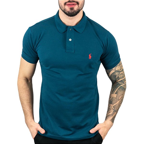 Camisa Polo RL Verde Real