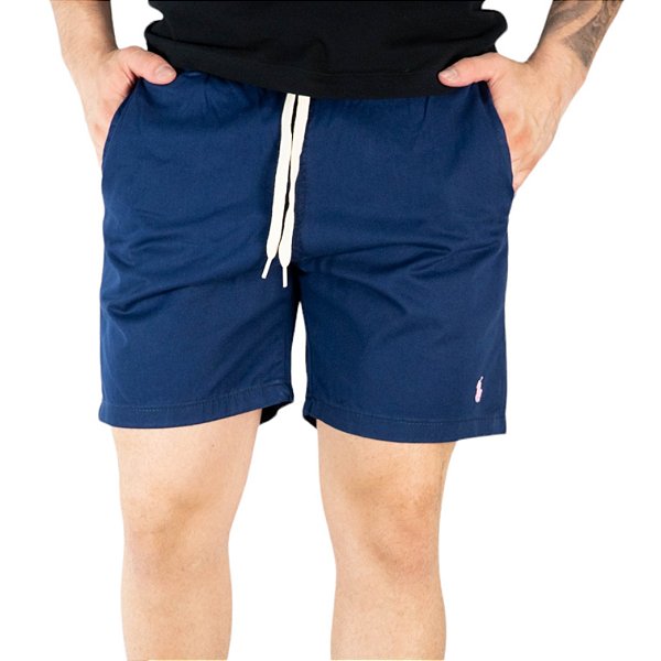 Shorts Sarja RL Azul Marinho