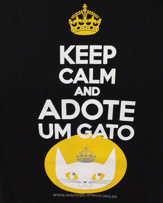 Camiseta Keep Calm - Estampa nova! Baby Look