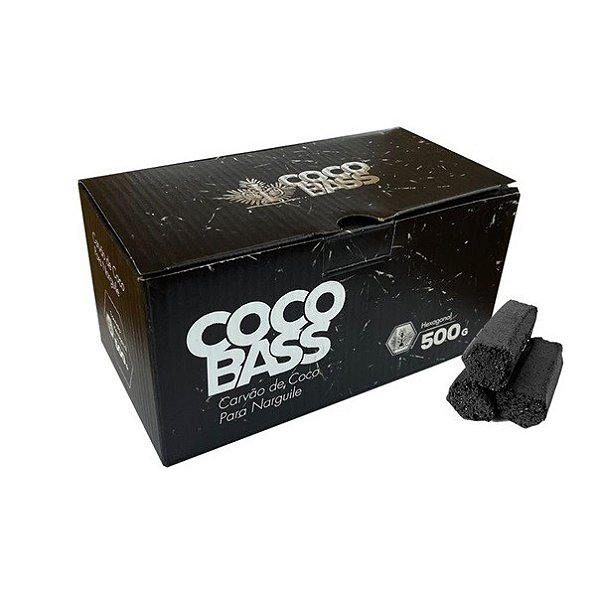 Carvão Para Narguile Hexagonal Coco Bass - 500g