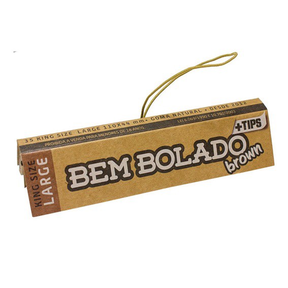 Seda Bem Bolado Brown com Piteira de Papel King Size (Un.)