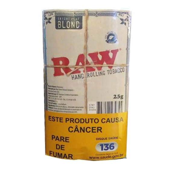 Tabaco Raw Bright Leaf Blond 25g