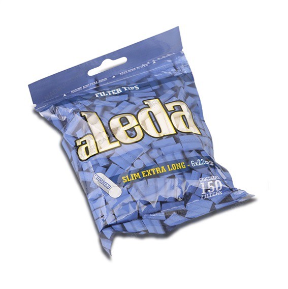 Filtro para Cigarro Aleda Long Blue (Pacote com 150)