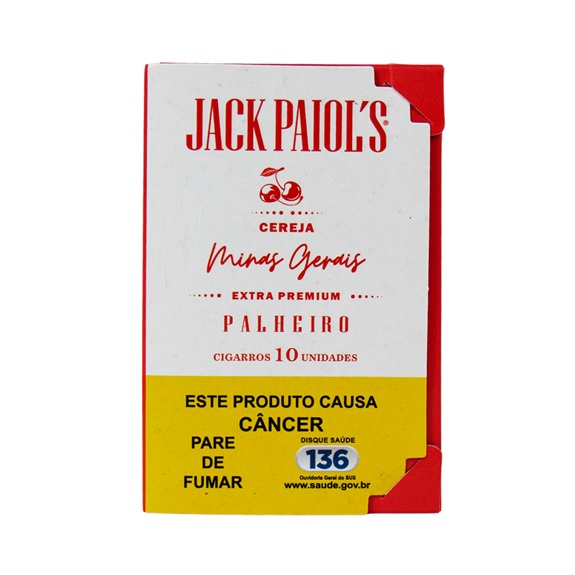 Cigarro de Palha Jack Paiol's Cereja c/10
