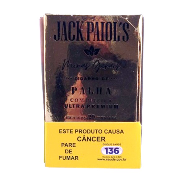 Cigarro de Palha Jack Paiol's Ultra Premium com Piteira c/20