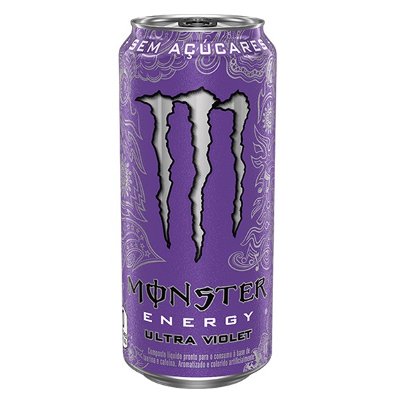 Energético Monster Energy Ultra Violet Sem Açúcar Lata 473ml