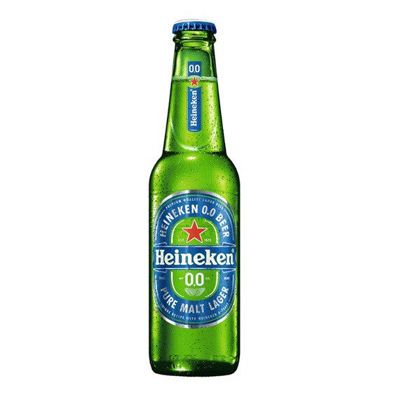 Cerveja Heineken 0.0 % Alcool Long Neck 330ml (Un.)