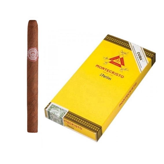 Charuto Montecristo Puritos - Petaca com 5