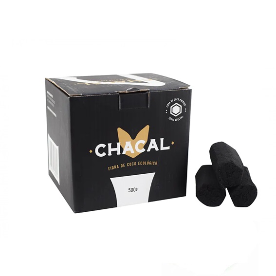 Carvão Para Narguile Hexagonal Chacal - 500g