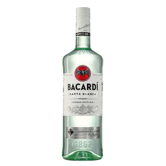 Rum Bacardi Carta Blanca Gf 980ml
