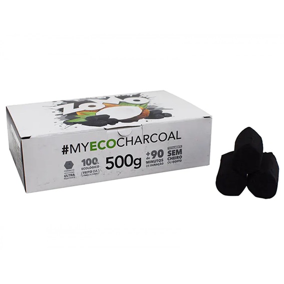 Carvão Para Narguile Hexagonal Zomo - 500g