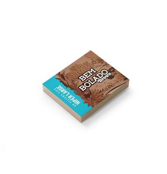 Piteira de Papel Bem Bolado Brown Hiper Large (Un.)