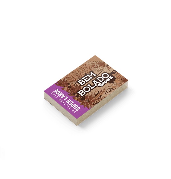 Piteira de Papel Bem Bolado Brown Super Large (Un.)