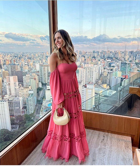 Vestido Malay Ave Rara