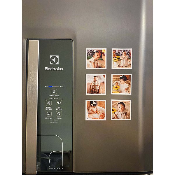 Foto imã de geladeira personalizado 7X7 cm