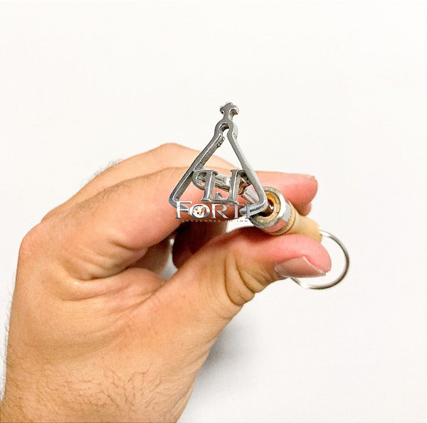 CHAVEIRO -  MINI  MARCADOR SIMPLES - SANTA 3X3 CM ( OU SUA MARCA )