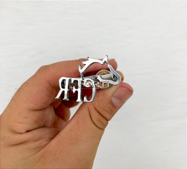 CHAVEIRO -  MINI  MARCADOR SIMPLES - 3X3 CM ( SUA MARCA )