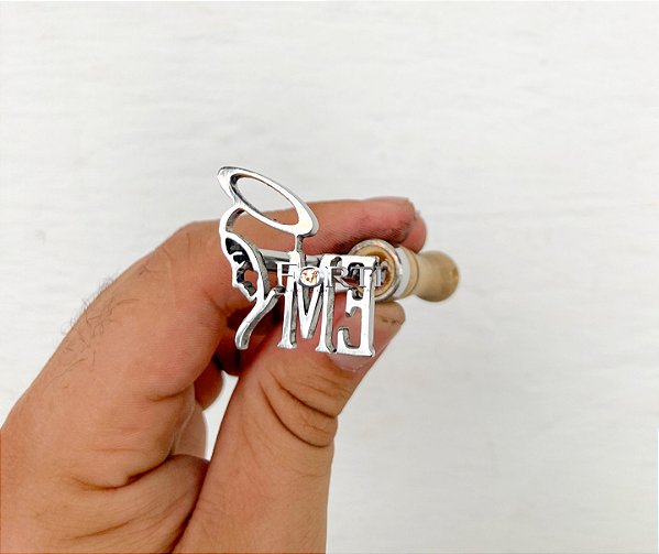 CHAVEIRO -  MINI  MARCADOR SIMPLES - 3X3 CM ( SUA MARCA )