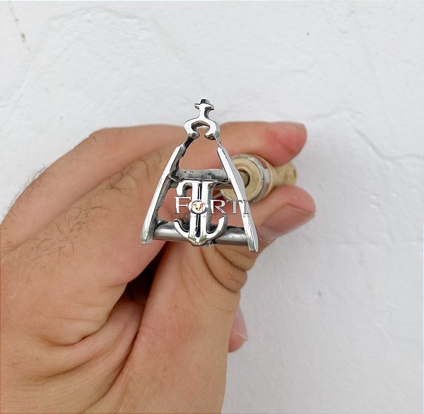 CHAVEIRO -  MINI  MARCADOR - SANTA 3X3 CM ( SUA MARCA )