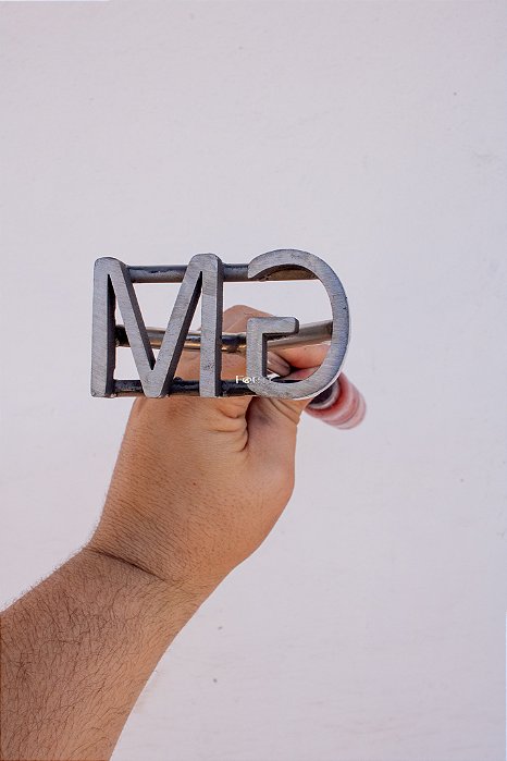 Marcador de Gado em Aço Inox 304 - Simples - até 4 letras