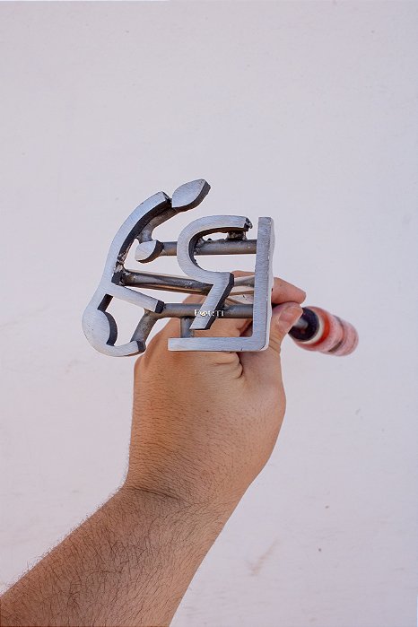 Marcador de Gado em Aço Inox 304 - CONVENCIONAL  - ATE 3 LETRAS