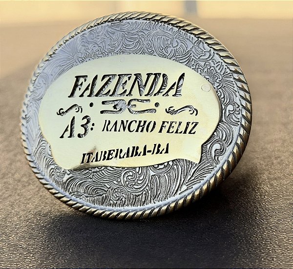 FIVELA PREMIUM REDONDA 9,5X 7,5 CM - PERSONALIZADA COMPLEXA
