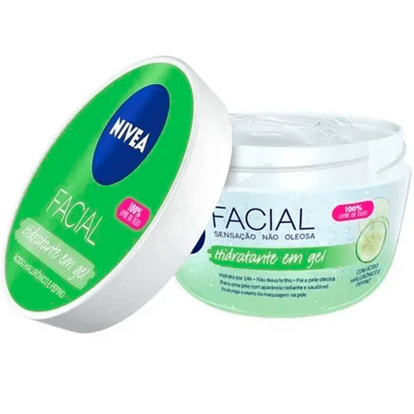 Hidratante facial em gel