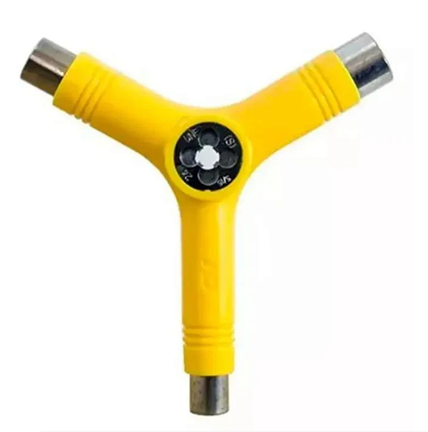 Chave Y Para Skate Hondar Cossinete Amarela