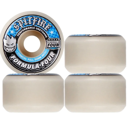 Rodas Spitfire Formula Four Conical Full 54mm Blue on Liquid 99DU