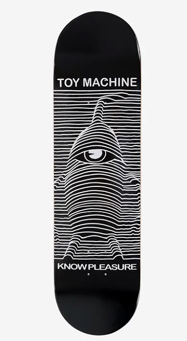 Toy Machine Toy Division 8.25 – Skateboard Deck (black)