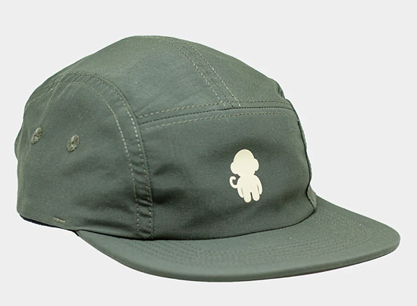 Boné 5 Panel Monkey Logo Verde