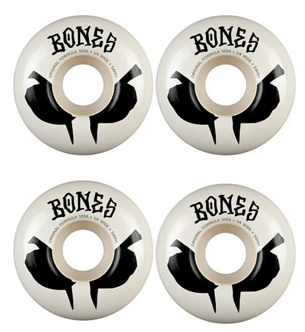Roda Bones 55mm Og Formula V5 Sidecuts 100a Skateboard Imp
