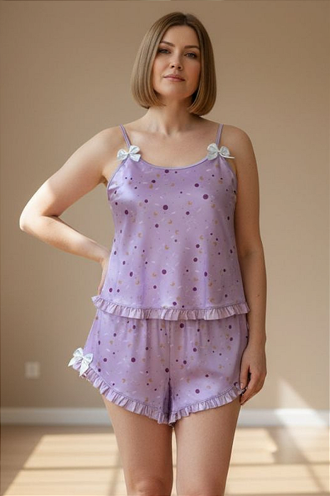 1177 - Short Doll Plus Size em Liganete