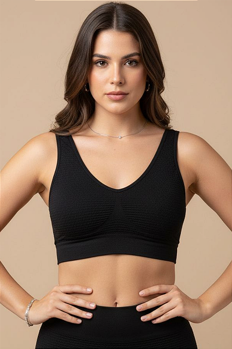 381 - Top sem Costura com Bojo Removível