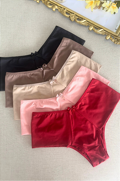 1179 - Calcinha Plus Alta Microfibra Tradicional